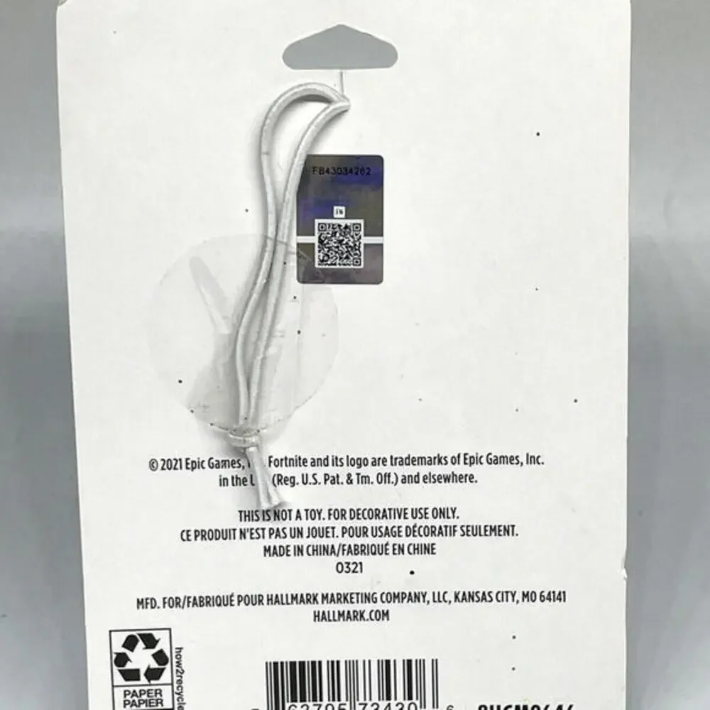 Hallmark Fortnite Loot Llama Metal Enamel Christmas Ornament 2020 NEW
